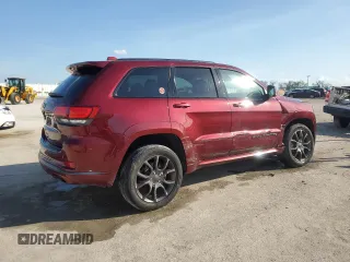 2020 Jeep Grand Cherokee Overland with VIN 1C4RJFCG9LC294582, listed as a Copart auction lot 43921225 with 41,759 mi miles and Salvage Title. Bid and sale history available at carsss.com. Image 3.