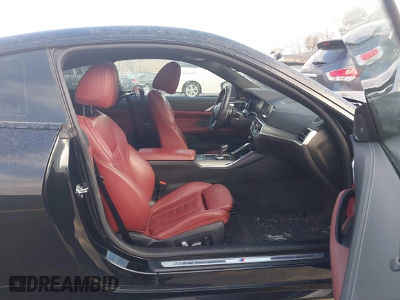 2021 BMW 4 Series M440i xDrive with VIN WBA13AR05MCG58597, listed as a IAAI auction lot 41475262 with 42,626 mi miles and . Bid and sale history available at DreamBid. Image 5.