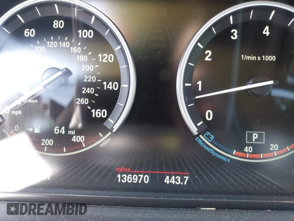 2015 BMW 5 Series 535i with VIN WBA5B1C56FG125286, listed as a IAAI auction lot 41747088 with 136,970 mi miles and . Bid and sale history available at carsss.com. Image 7.