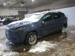2021 Jeep Cherokee Latitude Lux with VIN 1C4PJMMN0MD105628, listed as a Copart auction lot 43307785 with Not Provided miles and Salvage Title. Bid and sale history available at carsss.com. Image 1.