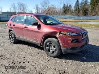 2014 Jeep Cherokee Sport with VIN 1C4PJMAB1EW279076, listed as a Copart auction lot 47952915 with 176,083 mi miles and Salvage Title. Bid and sale history available at carsss.com. Image 4.