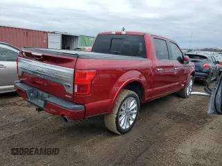 2019 Ford F-150 Limited with VIN 1FTEW1EG8KFA09819, listed as a Copart auction lot 47557435 with 169,346 mi miles and Salvage Title. Bid and sale history available at carsss.com. Image 3.