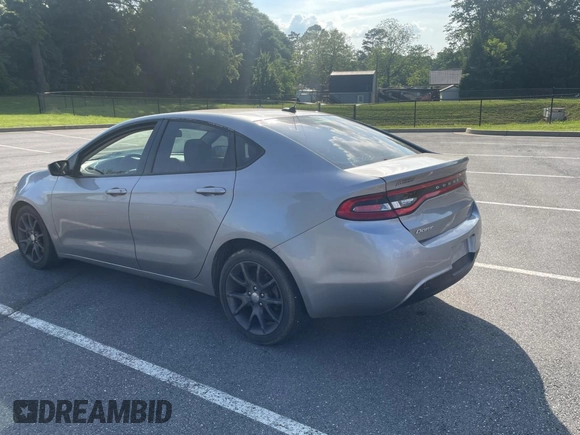 2016 Dodge Dart SE with VIN 1C3CDFAA2GD606340, listed as a Copart auction lot 55352025 with 123,161 mi miles and Clean Title. Bid and sale history available at carsss.com. Image 3.