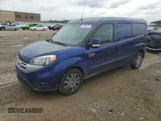 2016 Ram ProMaster City Cargo Tradesman SLT with VIN ZFBERFBT2G6C93788, listed as a Copart auction lot 58568335 with 378,275 mi miles and Clean title. Bid and sale history available at DreamBid. Image 1.