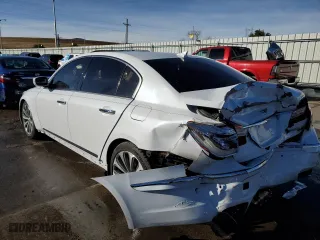 2014 Hyundai Genesis 5.0L R-Spec with VIN KMHGC4DH7EU265894, listed as a Copart auction lot 86143634 with 99,930 mi miles and Salvage Title. Bid and sale history available at carsss.com. Image 2.