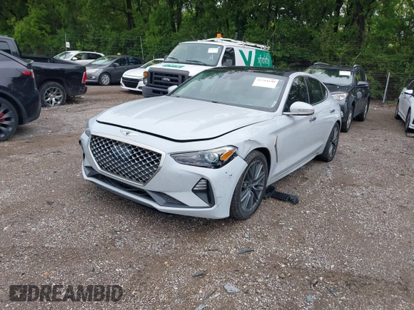 2019 Genesis G70 Advanced z VIN KMTG44LA4KU025432, wystawiony jako IAAI lot #42314340 z przebiegiem 109 629 mil mil oraz . Historia ofert i sprzedaży dostępna na DreamBid. Obrazek 17.