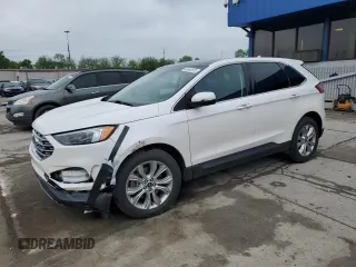 2019 Ford Edge Titanium z VIN 2FMPK4K94KBB36107, wystawiony jako Copart lot #56842925 z przebiegiem 75 348 mil mil oraz Szkoda całkowita • Salvage title. Historia ofert i sprzedaży dostępna na DreamBid. Obrazek 1.