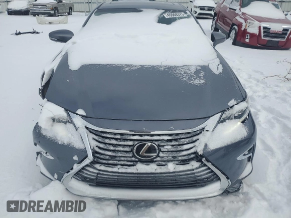 2017 Lexus ES with VIN 58ABK1GG1HU076444, listed as a Copart auction lot 45568375 with 57,152 mi miles and Salvage Title. Bid and sale history available at carsss.com. Image 5.