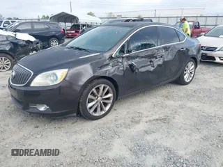 2014 Buick Verano Leather Group with VIN 1G4PS5SK5E4156969, listed as a IAAI auction lot 41956353 with 125,000 mi miles. Bid and sale history available at carsss.com. Image 2.