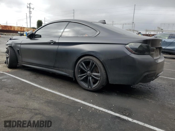 2014 BMW 4 Series 435i with VIN WBA3R1C51EK191792, listed as a Copart auction lot 89140125 with 143,807 mi miles and Salvage Title. Bid and sale history available at carsss.com. Image 2.