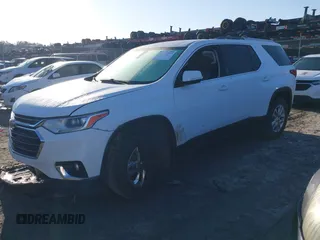 2018 Chevrolet Traverse LT Cloth with VIN 1GNERGKW5JJ206200, listed as a IAAI auction lot 41774993 with 142,587 mi miles. Bid and sale history available at carsss.com. Image 2.