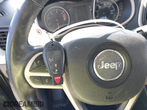 2017 Jeep Cherokee Sport with VIN 1C4PJLAB7HW654385, listed as a IAAI auction lot 41722028 with 91,033 mi miles. Bid and sale history available at carsss.com. Image 11.