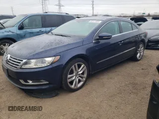 2013 Volkswagen CC Lux with VIN WVWRN7ANXDE522459, listed as a Copart auction lot 82411654 with 114,539 mi miles and Salvage Title. Bid and sale history available at carsss.com. Image 1.