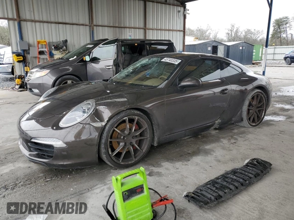 2013 Porsche 911 Carrera S with VIN WP0AB2A93DS120408, listed as a Copart auction lot 45740335 with 65,608 mi miles and Salvage Title. Bid and sale history available at carsss.com. Image 1.