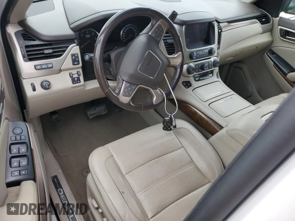 2019 GMC Yukon Denali with VIN 1GKS1CKJ0KR395653, listed as a Copart auction lot 79501764 with 0 mi miles and Salvage Title. Bid and sale history available at carsss.com. Image 8.