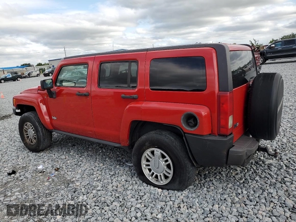 2007 Hummer H3 SUV with VIN 5GTDN13E678220716, listed as a Copart auction lot 52013895 with 221,784 mi miles and Salvage Title. Bid and sale history available at carsss.com. Image 2.