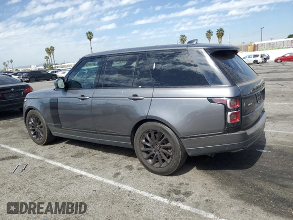 2018 Land Rover Range Rover HSE z VIN SALGS2SV4JA500860, wystawiony jako Copart lot #46641025 z przebiegiem 80 698 mil mil oraz Szkoda całkowita • Salvage title. Historia ofert i sprzedaży dostępna na DreamBid. Obrazek 2.