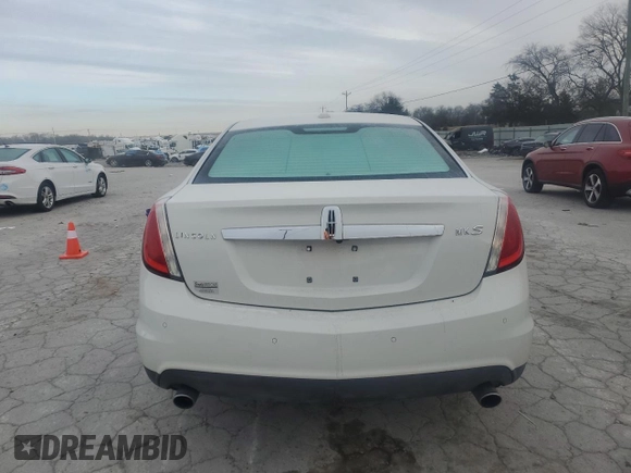 2009 Lincoln MKS with VIN 1LNHM93RX9G613958, listed as a Copart auction lot 49293785 with Not Provided miles and Salvage Title. Bid and sale history available at DreamBid. Image 6.