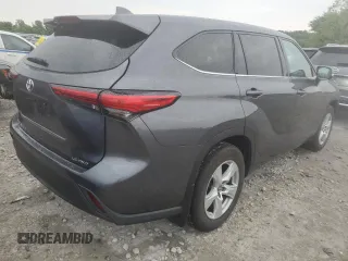 2020 Toyota Highlander LE with VIN 5TDBZRBH5LS517771, listed as a Copart auction lot 59154795 with 146,567 mi miles and Salvage title. Bid and sale history available at DreamBid. Image 3.