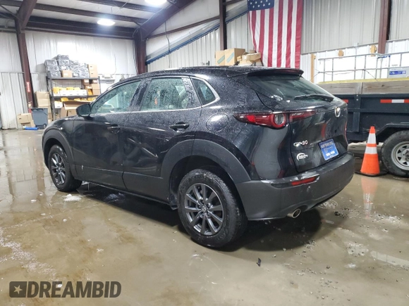 2021 Mazda CX-30 S with VIN 3MVDMAAL1MM259313, listed as a Copart auction lot 88684555 with 47,535 mi miles and Salvage title. Bid and sale history available at DreamBid. Image 2.