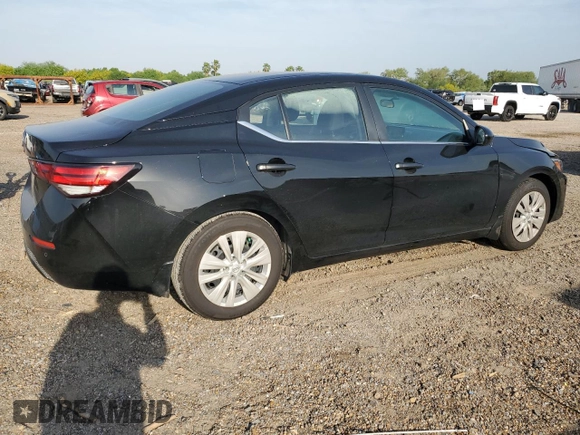 2025 Nissan Sentra S with VIN 3N1AB8BV1SY245195, listed as a Copart auction lot 51382265 with 5,397 mi miles and Salvage Title. Bid and sale history available at DreamBid. Image 3.