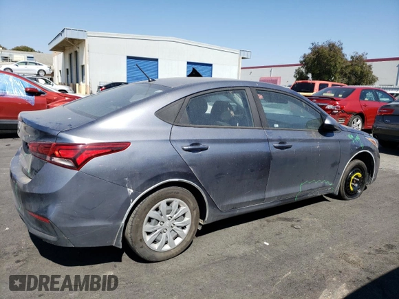 2018 Hyundai Accent SEL with VIN 3KPC24A30JE026341, listed as a Copart auction lot 60040243 with 106,056 mi miles. Bid and sale history available at carsss.com. Image 3.