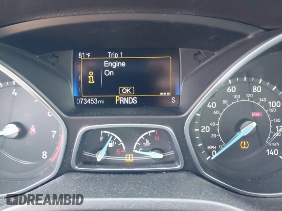 2016 Ford Focus SE with VIN 1FADP3F25GL258603, listed as a IAAI auction lot 42450289 with 73,453 mi miles and . Bid and sale history available at DreamBid. Image 7.