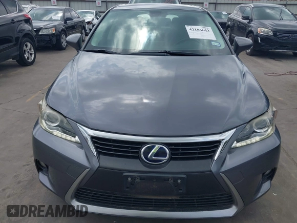 2014 Lexus CT 200h with VIN JTHKD5BH0E2182533, listed as a IAAI auction lot 42103643 with 139,236 mi miles and . Bid and sale history available at DreamBid. Image 13.