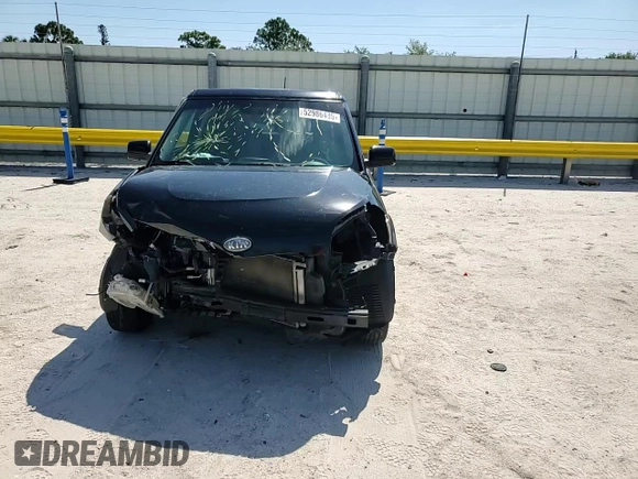 2010 Kia Soul + with VIN KNDJT2A24A7076708, listed as a Copart auction lot 52986485 with 240,186 mi miles and Salvage Title. Bid and sale history available at carsss.com. Image 10.