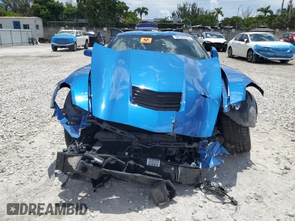 2016 Chevrolet Corvette 1LT with VIN 1G1YB2D79G5118053, listed as a Copart auction lot 64128375 with 14,060 mi miles and Salvage title. Bid and sale history available at DreamBid. Image 5.