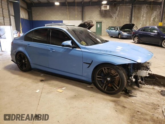 2015 BMW M3 with VIN WBS3C9C5XFJ276181, listed as a Copart auction lot 67751693 with 52,965 mi miles. Bid and sale history available at carsss.com. Image 4.