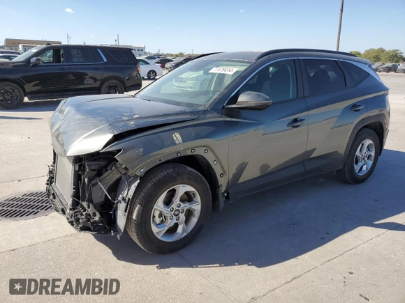 2022 Hyundai Tucson SEL with VIN 5NMJB3AE4NH133264, listed as a Copart auction lot 77479414 with 5,881 mi miles and Salvage Title. Bid and sale history available at carsss.com. Image 1.