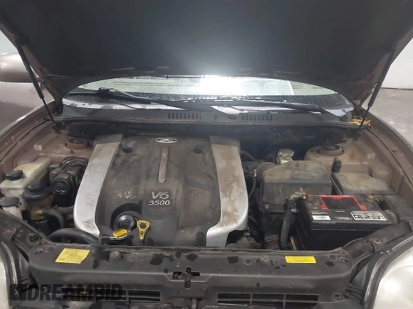 2005 Hyundai Santa Fe GLS with VIN KM8SC73E35U007942, listed as a IAAI auction lot 41201901 with 184,437 mi miles. Bid and sale history available at carsss.com. Image 10.