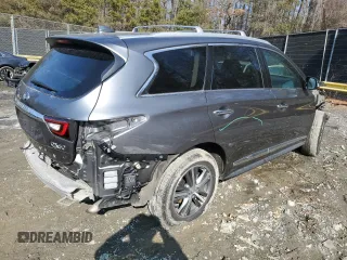 2020 Infiniti QX60 Pure with VIN 5N1DL0MM3LC517118, listed as a Copart auction lot 84210024 with 44,971 mi miles and Salvage title. Bid and sale history available at DreamBid. Image 3.