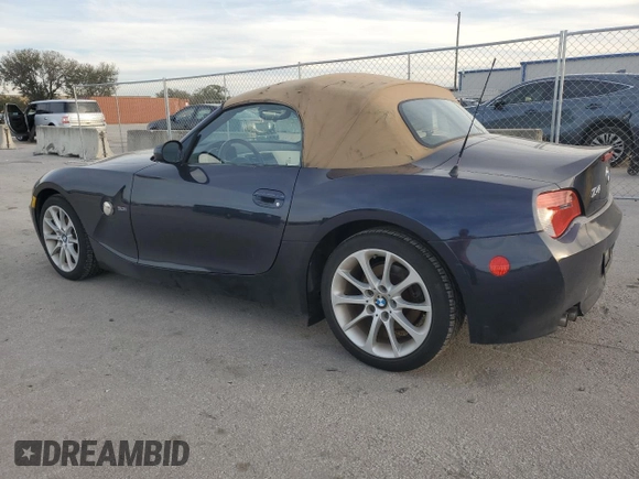 2006 BMW Z4 3.0i with VIN 4USBU33506LW58375, listed as a Copart auction lot 85711854 with 128,432 mi miles and Clean Title. Bid and sale history available at carsss.com. Image 2.