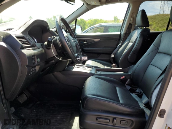 2023 Honda Ridgeline RTL-E with VIN 5FPYK3F76PB011963, listed as a Copart auction lot 63079165 with 25,658 mi miles and Salvage title. Bid and sale history available at DreamBid. Image 7.