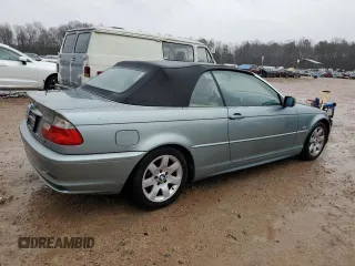 2002 BMW 3 Series 325Ci with VIN WBABS33462JY42970, listed as a Copart auction lot 83736544 with 69,907 mi miles and Clean Title. Bid and sale history available at carsss.com. Image 3.