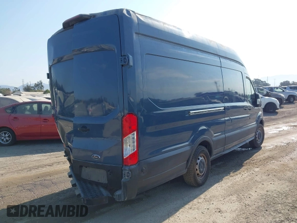 2019 Ford Transit with VIN 1FTYR3XM4KKB78505, listed as a IAAI auction lot 42641111 with 53,272 mi miles and . Bid and sale history available at DreamBid. Image 4.