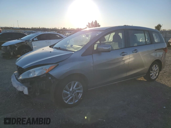 2015 Mazda 5 Sport with VIN JM1CW2BL1F0189846, listed as a Copart auction lot 41448545 with 157,070 mi miles and Salvage Title. Bid and sale history available at DreamBid. Image 1.