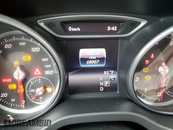 2018 Mercedes-Benz CLA with VIN WDDSJ4EB4JN536211, listed as a Copart auction lot 49980373 with 68,007 mi miles. Bid and sale history available at carsss.com. Image 9.