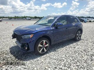 2024 Audi Q5 S line Premium Plus with VIN WA1EAAFY6R2054422, listed as a Copart auction lot 60190845 with 9,056 mi miles and Salvage title. Bid and sale history available at DreamBid. Image 1.