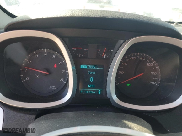 2016 Chevrolet Equinox LT with VIN 2GNALCEK6G6188152, listed as a Copart auction lot 49868445 with 138,739 mi miles and Salvage Title. Bid and sale history available at carsss.com. Image 9.