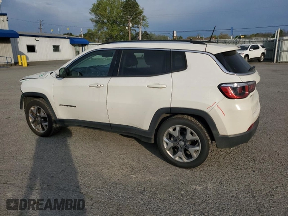 2020 Jeep Compass Limited with VIN 3C4NJCCB3LT142772, listed as a Copart auction lot 50570795 with 85,993 mi miles and Salvage Title. Bid and sale history available at DreamBid. Image 2.