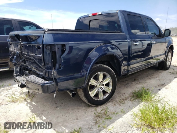 2015 Ford F-150 XL with VIN 1FTEW1CG2FFA50083, listed as a Copart auction lot 64018233 with 98,108 mi miles and Salvage Title. Bid and sale history available at carsss.com. Image 3.