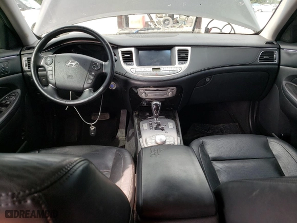 2014 Hyundai Genesis 5.0L R-Spec with VIN KMHGC4DH1EU265213, listed as a Copart auction lot 61543503 with 76,661 mi miles and Salvage Title. Bid and sale history available at carsss.com. Image 8.