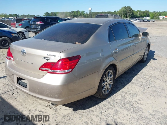 2007 Toyota Avalon XL with VIN 4T1BK36B57U241189, listed as a IAAI auction lot 42130640 with 144,735 mi miles. Bid and sale history available at carsss.com. Image 4.