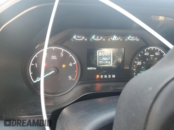 2023 Ford F-350 XL with VIN 1FT8W3DM2PED14021, listed as a Copart auction lot 87533355 with 86,991 mi miles and Salvage Title. Bid and sale history available at DreamBid. Image 9.