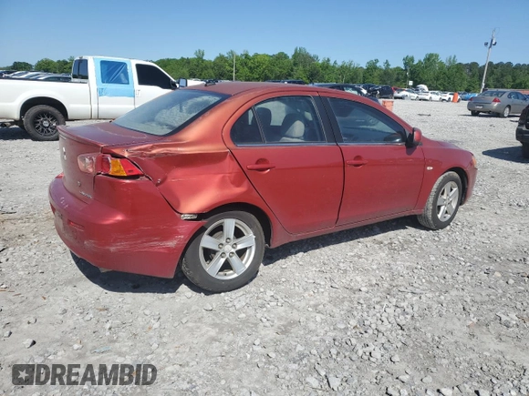2008 Mitsubishi Lancer DE with VIN JA3AU26U88U031546, listed as a Copart auction lot 52340095 with 212,896 mi miles and Salvage Title. Bid and sale history available at DreamBid. Image 3.