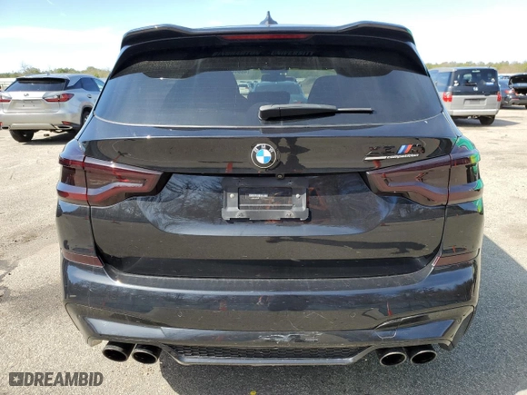 2020 BMW X3 M Competition with VIN 5YMTS0C08L9B17256, listed as a Copart auction lot 48644274 with 25,865 mi miles. Bid and sale history available at carsss.com. Image 6.
