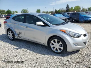 2013 Hyundai Elantra Limited with VIN KMHDH4AE3DU503348, listed as a Copart auction lot 54645915 with 49,372 mi miles and Salvage Title. Bid and sale history available at DreamBid. Image 4.